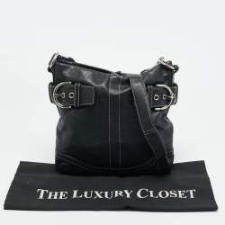 مملوكة مسبقًا Coach Soho Black Leather Crossbody Bag
