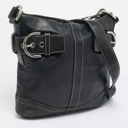 مملوكة مسبقًا Coach Soho Black Leather Crossbody Bag