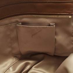 مملوكة مسبقًا حقيبة يد كوتش تايلور أليكسيس جلد بني متعددة الاستعمالات