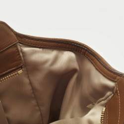 مملوكة مسبقًا حقيبة يد كوتش تايلور أليكسيس جلد بني متعددة الاستعمالات