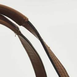 مملوكة مسبقًا حقيبة يد كوتش تايلور أليكسيس جلد بني متعددة الاستعمالات