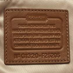 مملوكة مسبقًا حقيبة يد كوتش تايلور أليكسيس جلد بني متعددة الاستعمالات