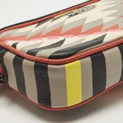 مملوكة مسبقًا Coach x Coachella Dreamweaver Double Zip Multicolor Leather Crossbody Bag