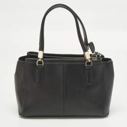 Pre Owned حقيبة ساتشيل كوتش "كريستي" جلود سوداء