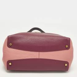 Pre Owned حقيبة هوبو كوتش هادلي جلد ثلاثي الألوان