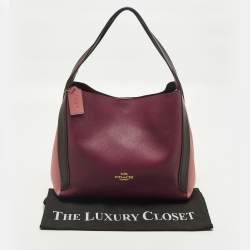 Pre Owned حقيبة هوبو كوتش هادلي جلد ثلاثي الألوان