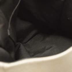 مملوكة مسبقًا حقيبة كتف كوتش ماديسون فيبي جلد بيج ميتاليك