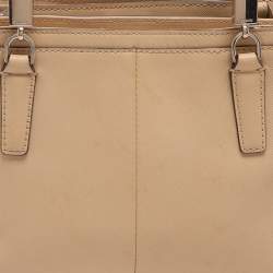 Pre Owned حقيبة كوتش "ميني كريستي كاريال ساتشيل" جلد صفراء