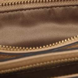 Pre Owned حقيبة كوتش "ميني كريستي كاريال ساتشيل" جلد صفراء