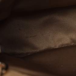 Pre Owned حقيبة كوتش "ميني كريستي كاريال ساتشيل" جلد صفراء