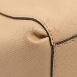 Pre Owned حقيبة كوتش "ميني كريستي كاريال ساتشيل" جلد صفراء