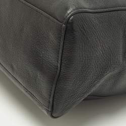 Pre Owned Coach Town Black Leather Tote