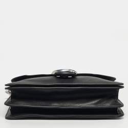 Pre Owned حقيبة كتف كوتش جلد محبب أبيض تابّي 26