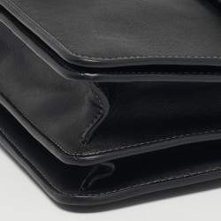 Pre Owned حقيبة كتف كوتش جلد محبب أبيض تابّي 26