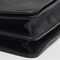 Pre Owned حقيبة كتف كوتش جلد محبب أبيض تابّي 26