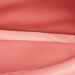 Pre Owned حقيبة كتف كوتش تاببي باللون البرتقالي جلد ونظام وسادة 26