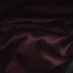 Pre Owned Coach Brooke Black Op Art Jacquard and Leather Hobo