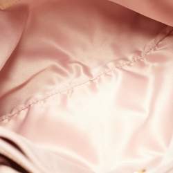 مملوكة مسبقًا Coach Ashley Mustard/Beige Signature Fabric and Patent Leather Shoulder Bag