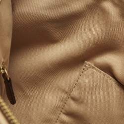 Pre Owned حقيبة يد توتس كوتش آفا قماش و جلد بيج