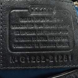 مملوكة مسبقًا Coach Madison Pinnacle Carrie Metallic Pleated Leather Satchel