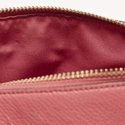 مملوكة مسبقًا Coach Bennett Mini Pink/Beige Signature Coated Canvas and Leather Satchel