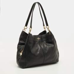 مملوكة مسبقًا Coach Legacy Lexy Black Leather Shoulder Bag