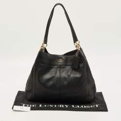 مملوكة مسبقًا Coach Legacy Lexy Black Leather Shoulder Bag