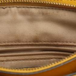 مملوكة مسبقًا Coach Christie Carryall Mini Yellow Leather Satchel