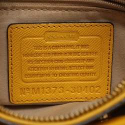 مملوكة مسبقًا Coach Christie Carryall Mini Yellow Leather Satchel