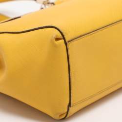 مملوكة مسبقًا Coach Christie Carryall Mini Yellow Leather Satchel