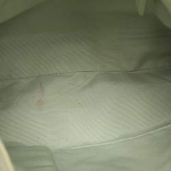 مملوكة مسبقًا حقيبة كتف كوتش جلد مثقب أخضر