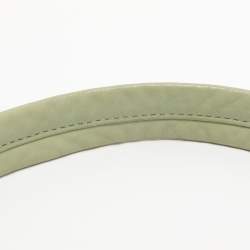 مملوكة مسبقًا حقيبة كتف كوتش جلد مثقب أخضر