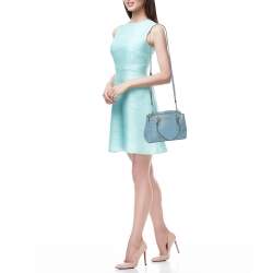 مملوكة مسبقًا Coach Christie Carryall Mini Blue Leather Satchel