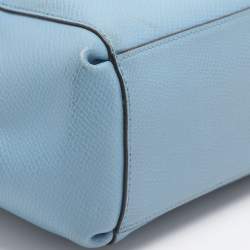 مملوكة مسبقًا Coach Christie Carryall Mini Blue Leather Satchel