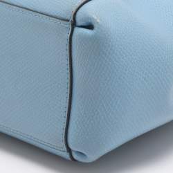 مملوكة مسبقًا Coach Christie Carryall Mini Blue Leather Satchel