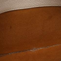 Pre Owned Coach Tabby 26 Off White Printed Leather Shoulder Bag