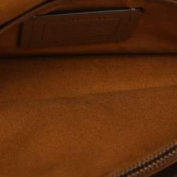 Pre Owned Coach Tabby 26 Off White Printed Leather Shoulder Bag