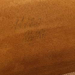 Pre Owned Coach Tabby 26 Off White Printed Leather Shoulder Bag