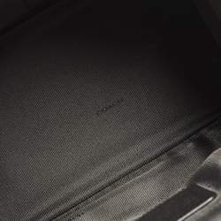 Pre Owned حقيبة ساتشل كوتش كروسبي كاريال جلد وكانفاس بني / بيج بالشعار