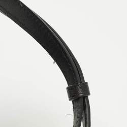 Pre Owned حقيبة ساتشل كوتش كروسبي كاريال جلد وكانفاس بني / بيج بالشعار