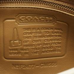 مملوكة مسبقًا حقيبة سونغ زيب كوتش مُرمَّمة جلد أبيض