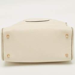 مملوكة مسبقًا Coach Dempsey Carryall Off White Leather Tote