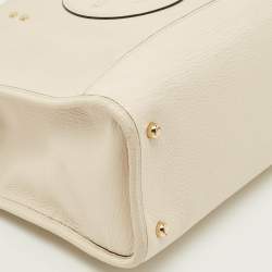 مملوكة مسبقًا Coach Dempsey Carryall Off White Leather Tote