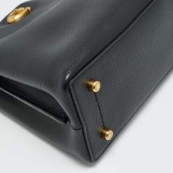 مملوكة مسبقًا Coach Willow Black Leather Bucket Bag