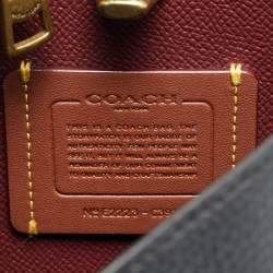 مملوكة مسبقًا Coach Willow Black Leather Bucket Bag