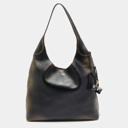 Pre Owned Coach Brooklyn 39 Brown/Black Ombre Leather Shoulder Bag