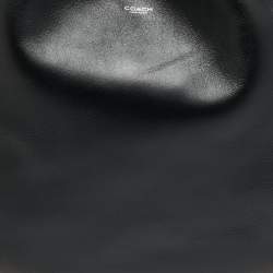 Pre Owned حقيبة كتف كوتش بروكلين 39 جلد بني/أسود مظلل