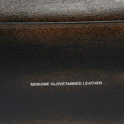 Pre Owned حقيبة كتف كوتش بروكلين 39 جلد بني/أسود مظلل