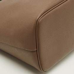 مملوكة مسبقًا حقيبة يد كوتش غاليري جلد بني