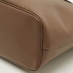 مملوكة مسبقًا حقيبة يد كوتش غاليري جلد بني